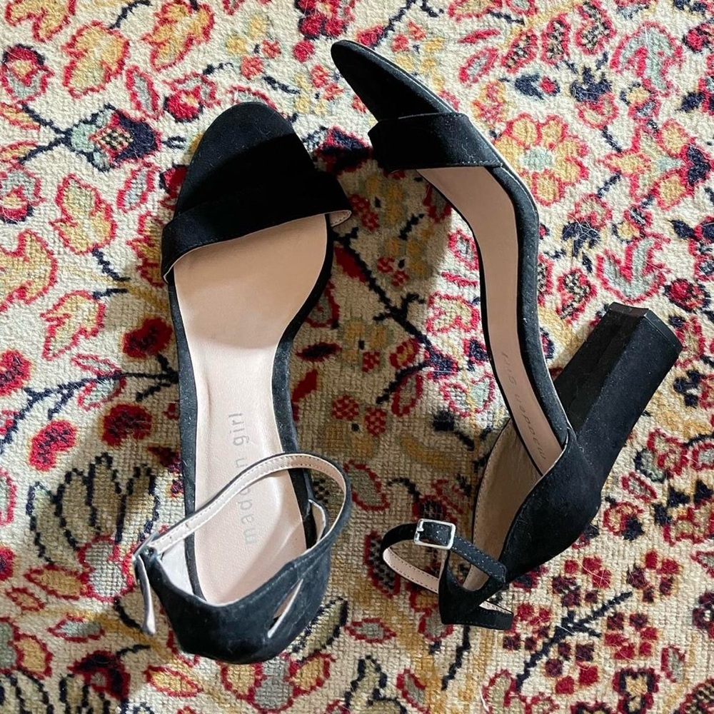 Strappy Madden Girl Block Heel Pumps
